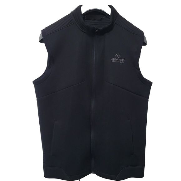 Under Armour Other - **SOLD**Armour Mens Golf Loose Cold ull Zip Vest XL Black Aliso Viejo Club